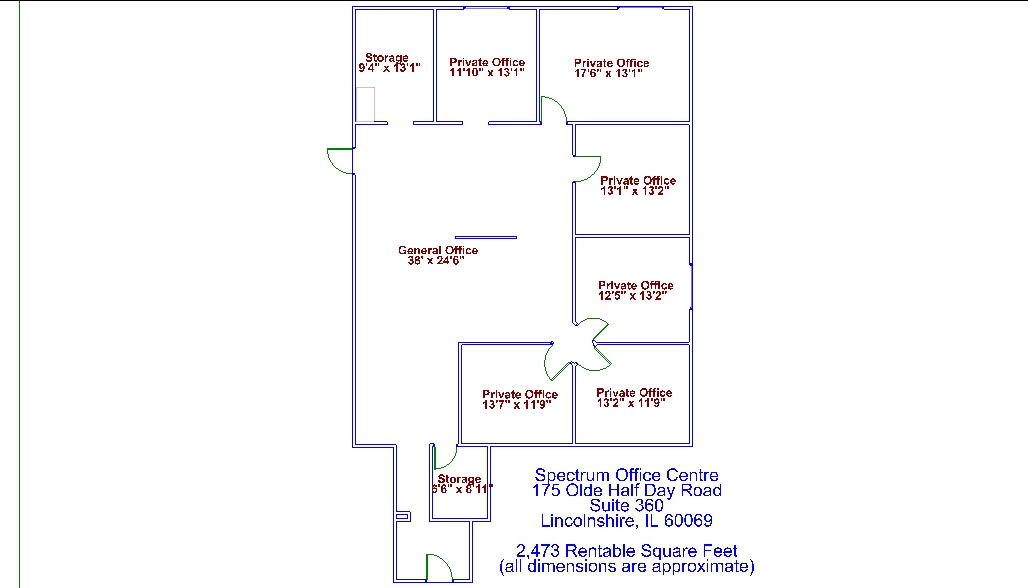 175 Olde Half Day Rd, Lincolnshire, IL for lease Floor Plan- Image 1 of 1