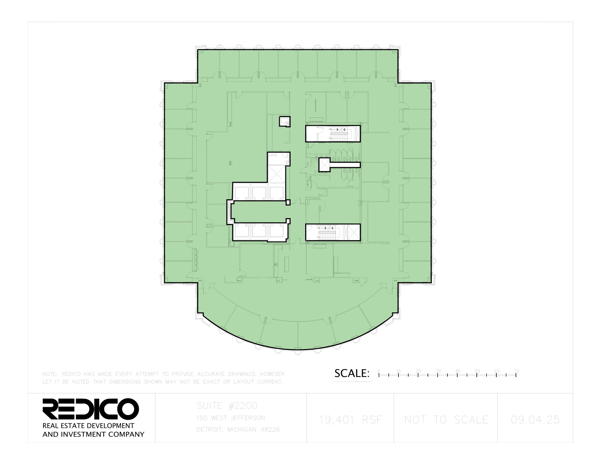 150 W Jefferson Ave, Detroit, MI for lease Site Plan- Image 1 of 10