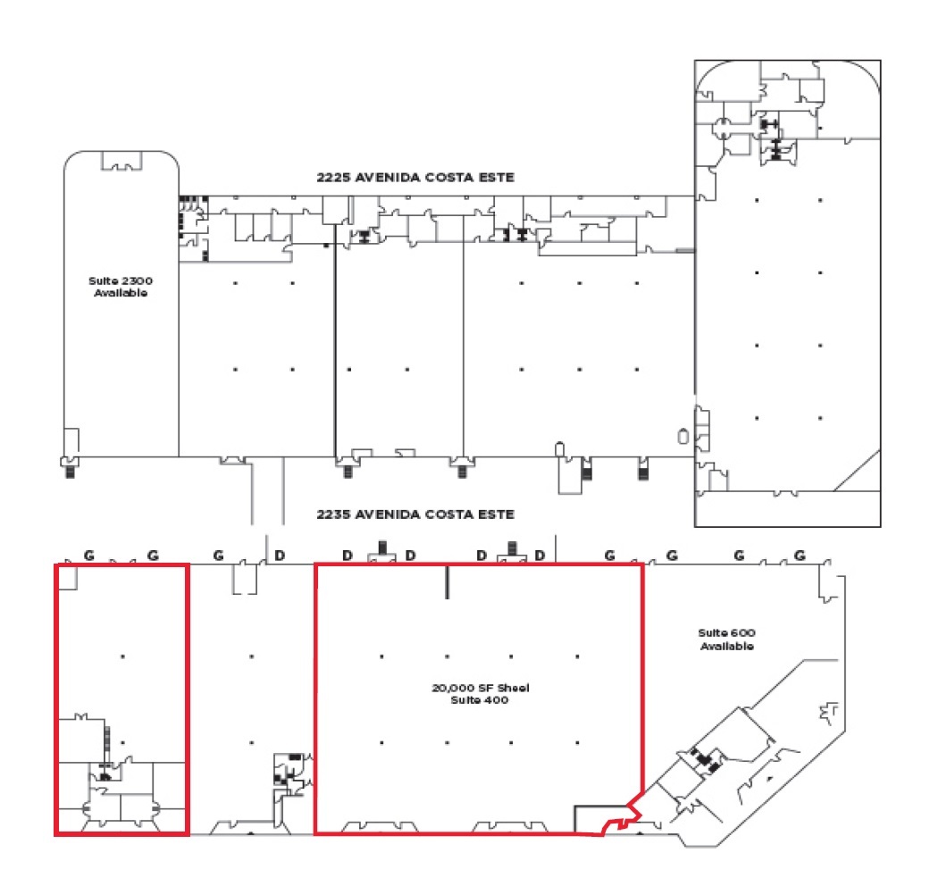 2235 Avenida Costa Este, San Diego, CA for lease Floor Plan- Image 1 of 1