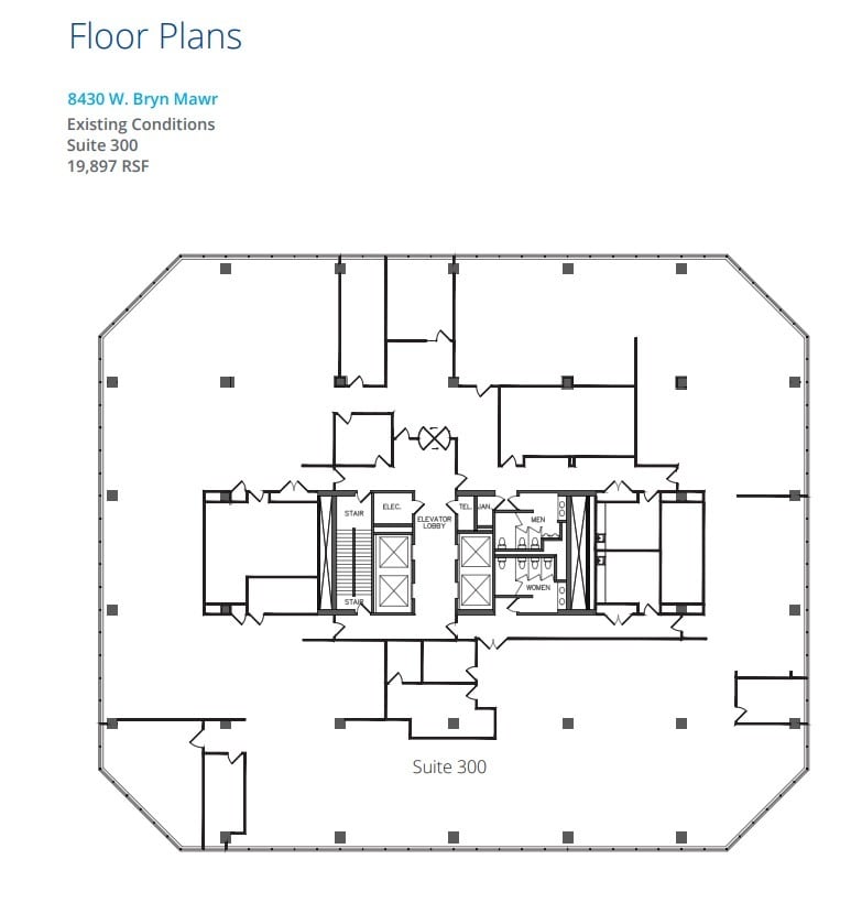 8410 W Bryn Mawr Ave, Chicago, IL for lease Floor Plan- Image 1 of 1