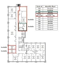 319 S 17th St, Omaha, NE for lease Floor Plan- Image 1 of 1