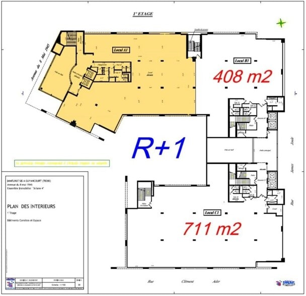 7 Avenue Du 8 Mai 1945, Guyancourt for lease - Floor Plan - Image 3 of 6