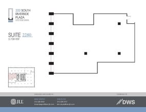 222 S Riverside Plz, Chicago, IL for lease Floor Plan- Image 1 of 1