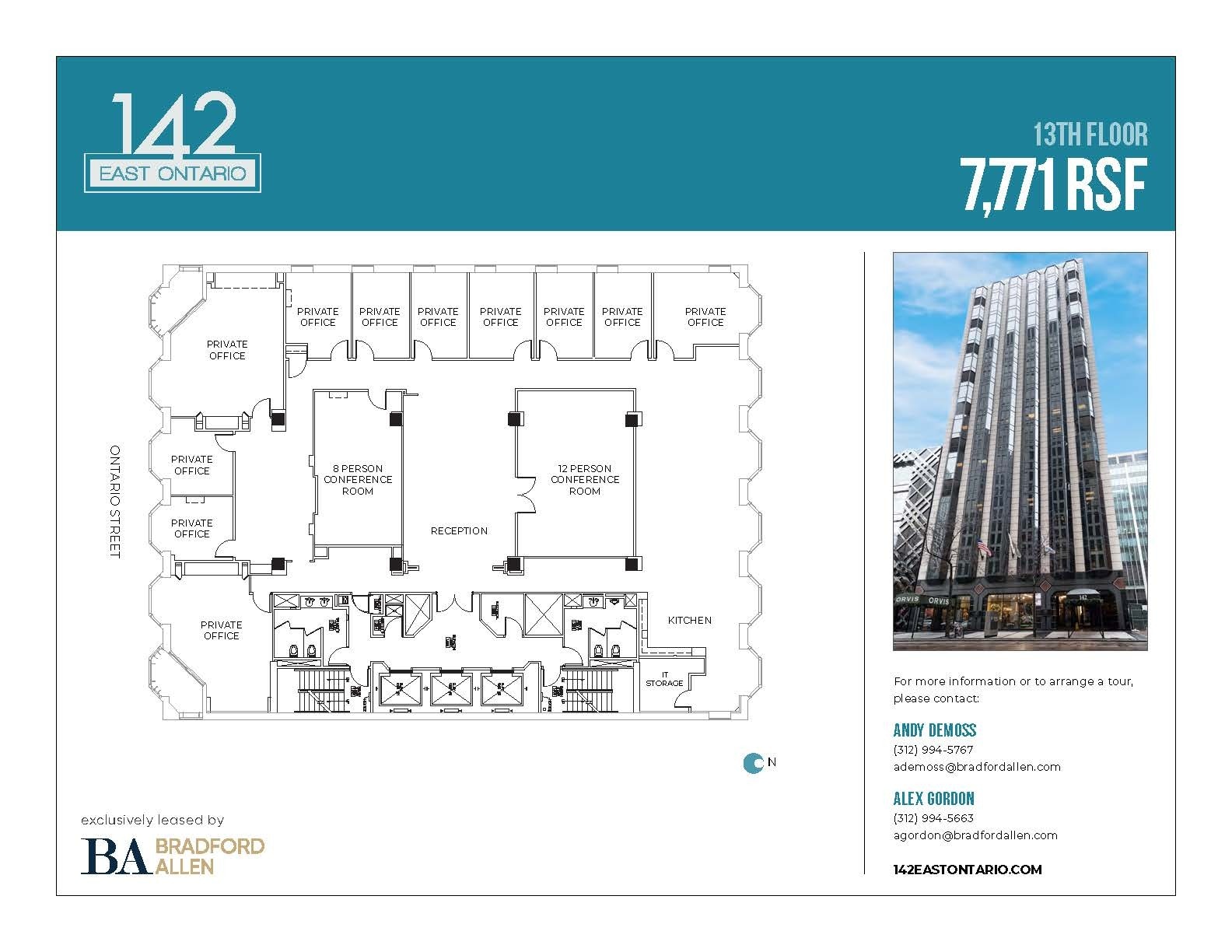142 E Ontario St, Chicago, IL for lease Floor Plan- Image 1 of 5