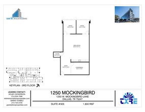 1250 W Mockingbird Ln, Dallas, TX for lease Floor Plan- Image 1 of 1