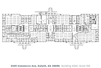 2435 Commerce Ave, Duluth, GA for lease Floor Plan- Image 1 of 2