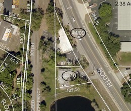 1554 S Ft. Harrison Ave, Clearwater, FL - aerial  map view