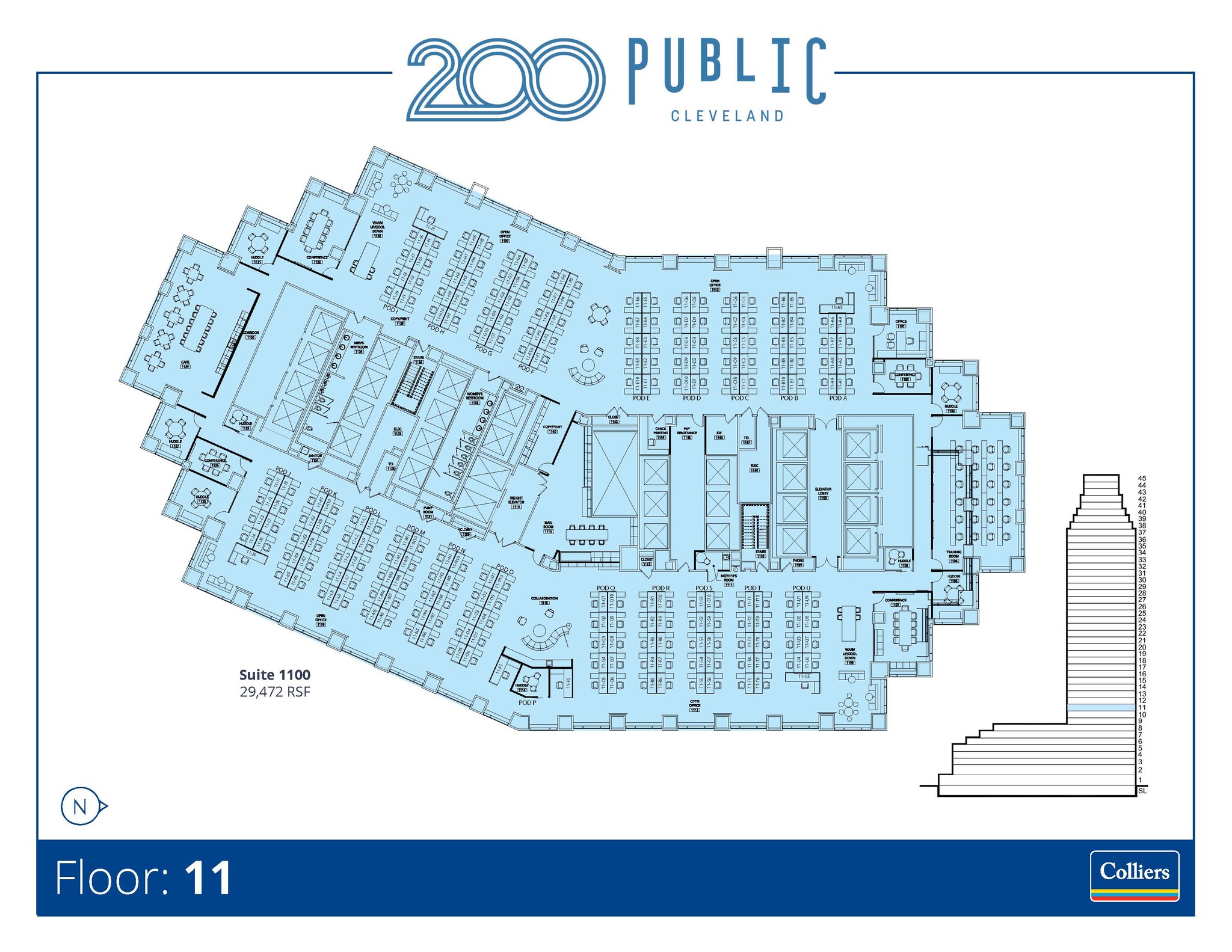 200 Public Sq, Cleveland, OH for lease Floor Plan- Image 1 of 1