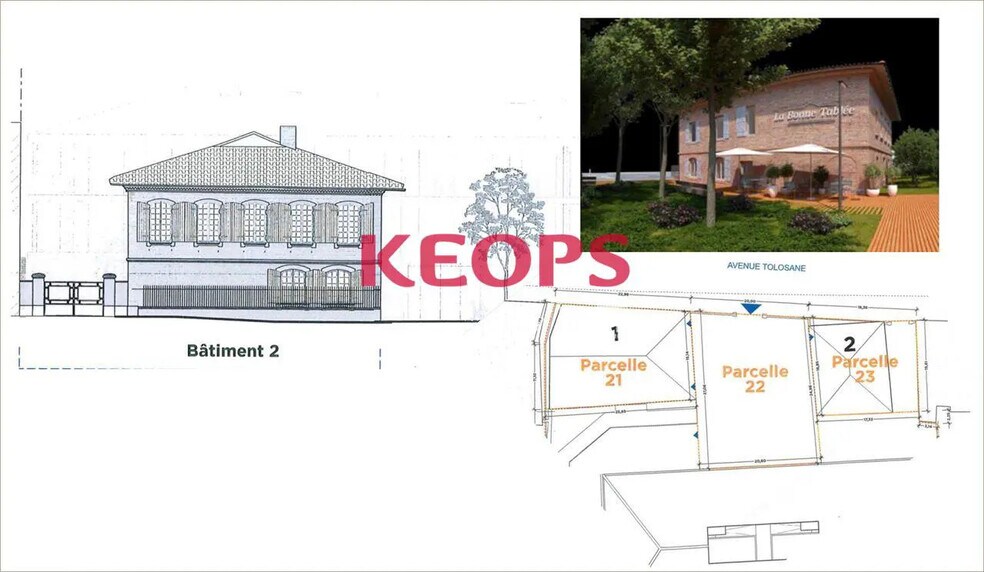 Retail in Ramonville-Saint-Agne for sale - Floor Plan - Image 2 of 3