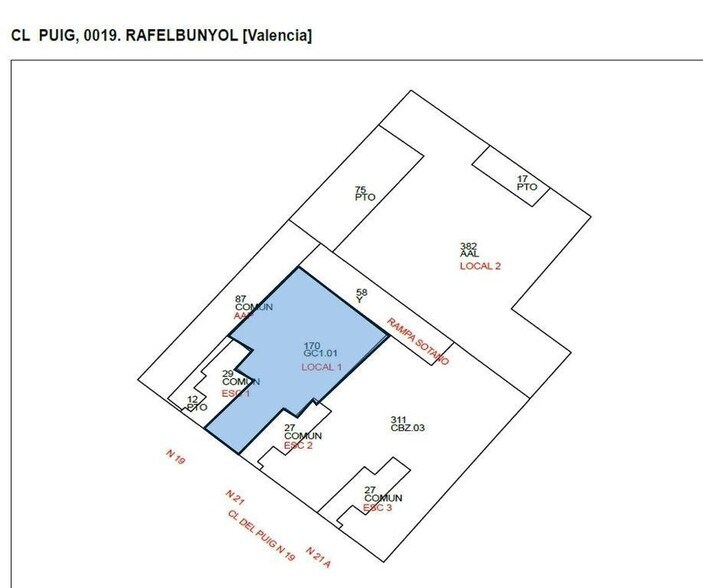 Retail in Rafelbunyol for sale - Building Photo - Image 1 of 2