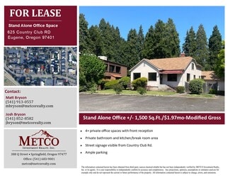 More details for 625 Country Club Rd, Eugene, OR - Office for Lease