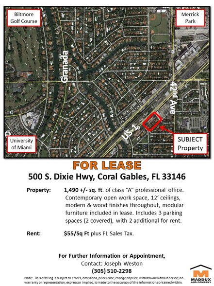 500 S Dixie Hwy, Coral Gables, FL for lease - Building Photo - Image 2 of 7