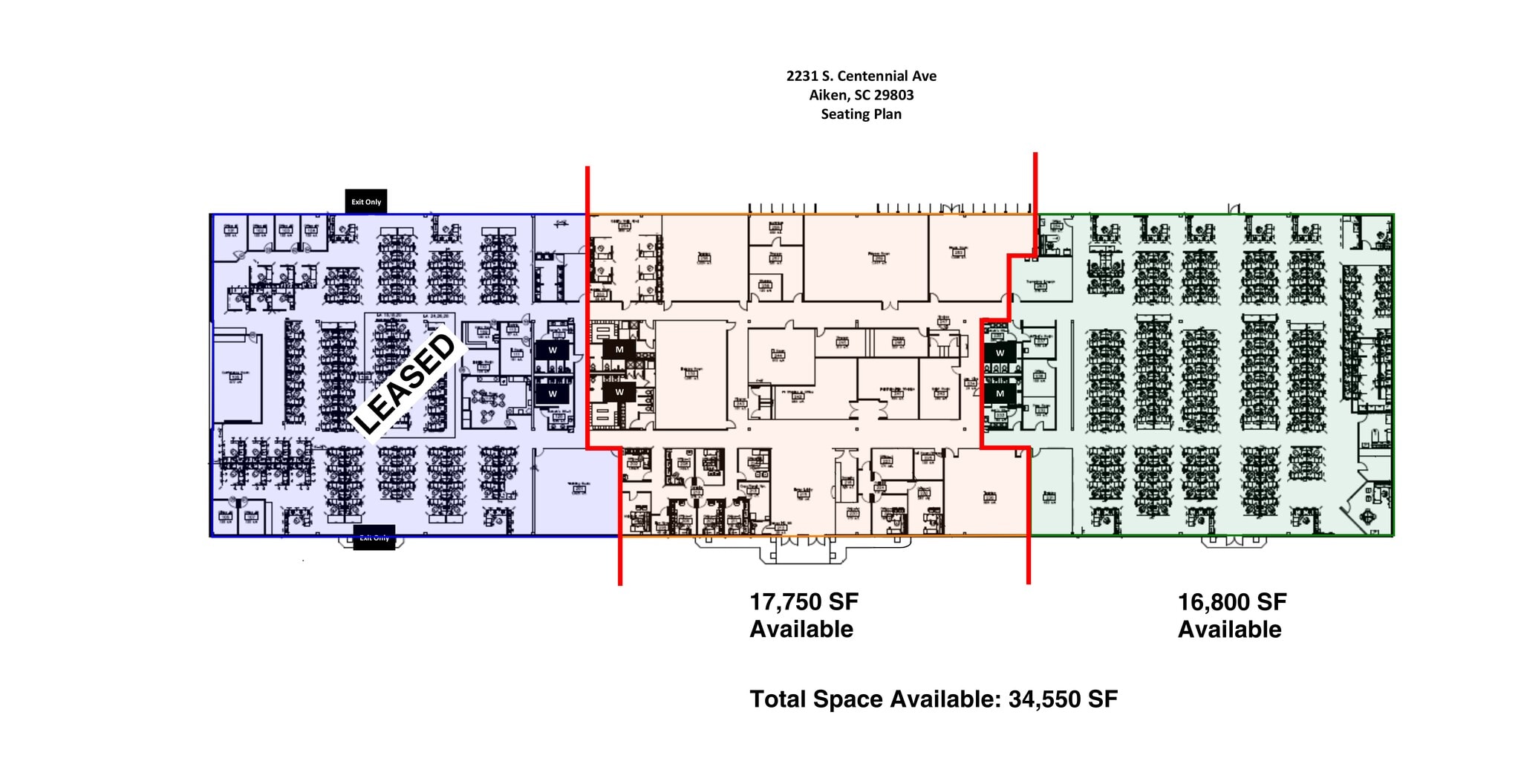 2231 S Centennial Ave, Aiken, SC for lease Site Plan- Image 1 of 1
