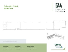 544 Lakeview Pky, Vernon Hills, IL for lease Floor Plan- Image 2 of 2