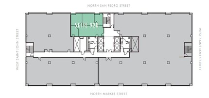 111 W Saint John St, San Jose, CA for lease Floor Plan- Image 1 of 1