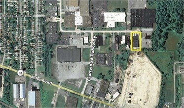 19200 Cranwood Pky, Warrensville Heights, OH - AERIAL  map view