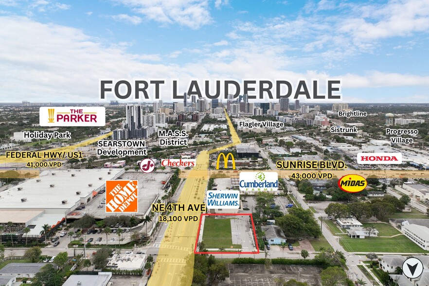 1091 NE 4th Ave, Fort Lauderdale, FL for sale - Aerial - Image 1 of 19