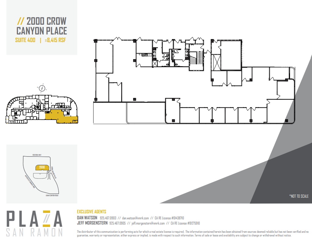 2010 Crow Canyon Pl, San Ramon, CA for lease Floor Plan- Image 1 of 1