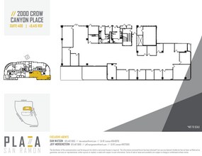 2010 Crow Canyon Pl, San Ramon, CA for lease Floor Plan- Image 1 of 1