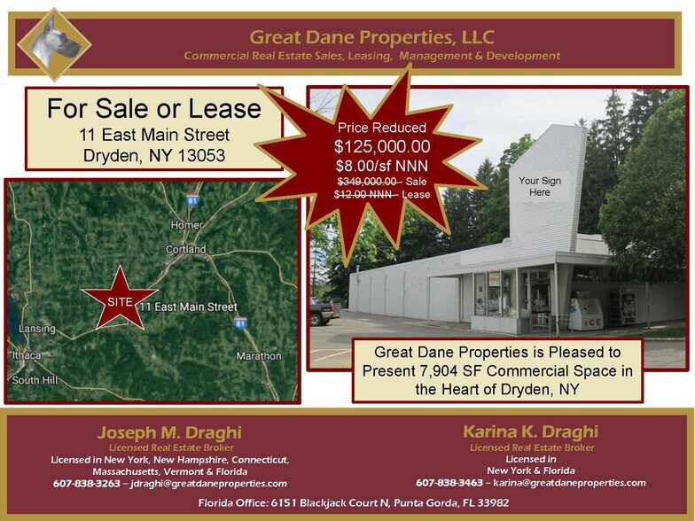 11 E Main St, Dryden, NY for sale - Primary Photo - Image 1 of 1