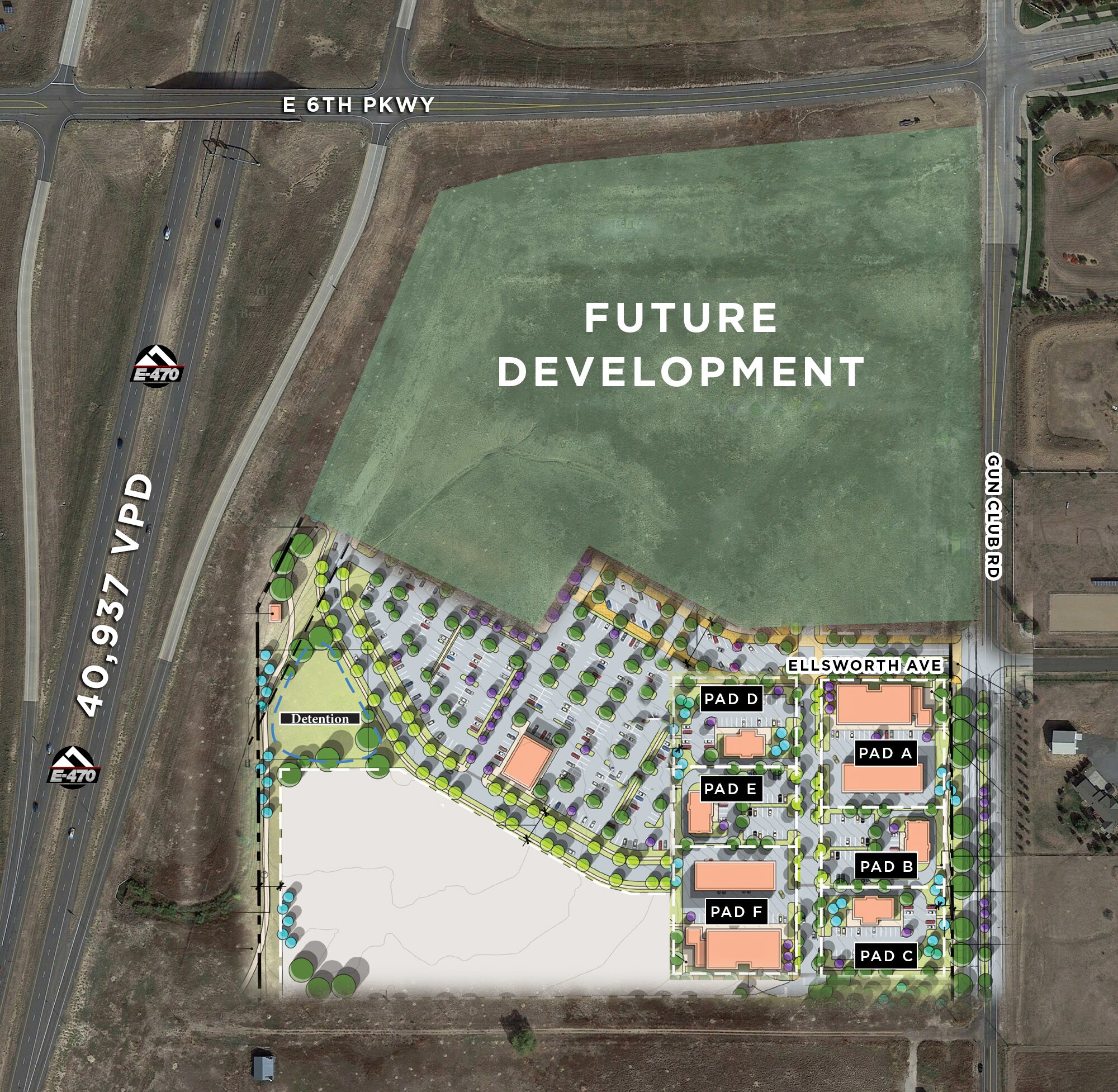 SEC Of E-470 & 6th, Aurora, CO for sale Site Plan- Image 1 of 1