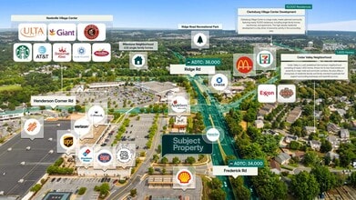 21044 Frederick Rd, Germantown, MD - AERIAL  map view