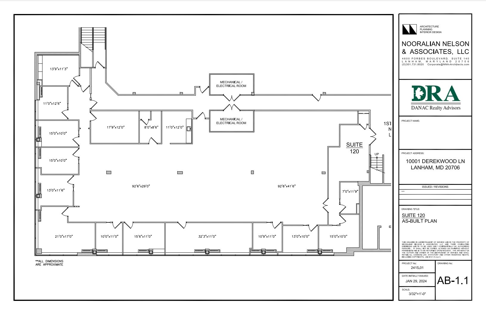 10001 Derekwood Ln, Lanham, MD for lease Floor Plan- Image 1 of 1