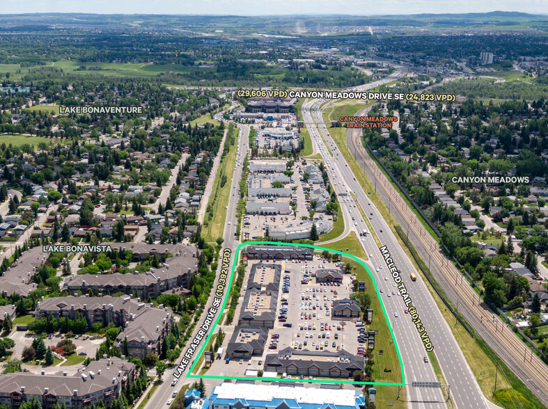 12100 Macleod Trl S, Calgary, AB for lease - Aerial - Image 1 of 8