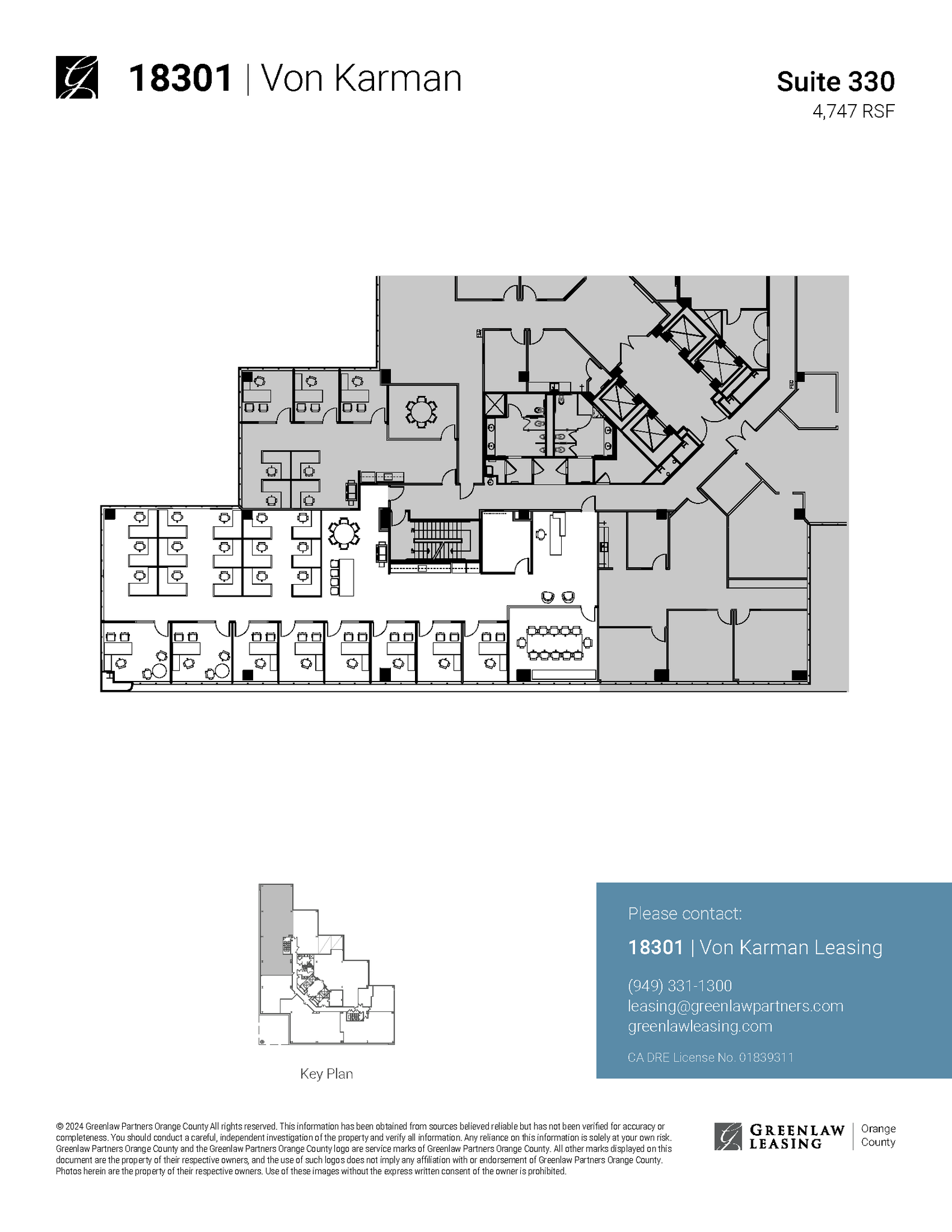 18301 Von Karman Ave, Irvine, CA for lease Floor Plan- Image 1 of 1