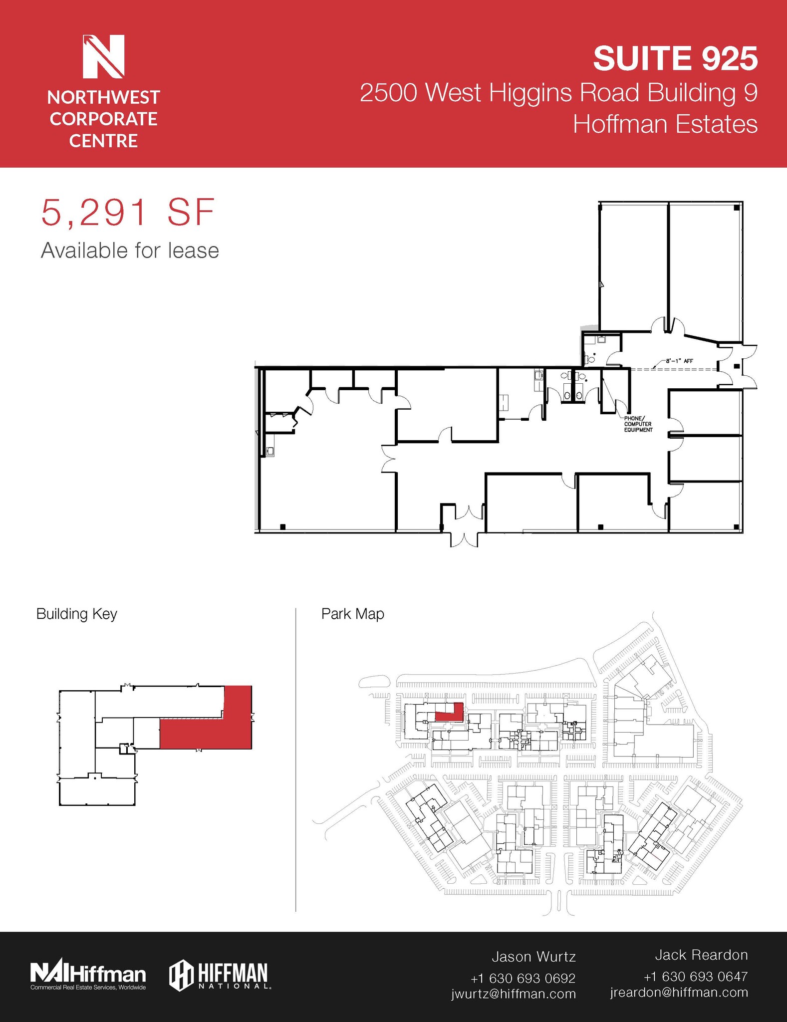 2500 W Higgins Rd, Hoffman Estates, IL for lease Floor Plan- Image 1 of 1