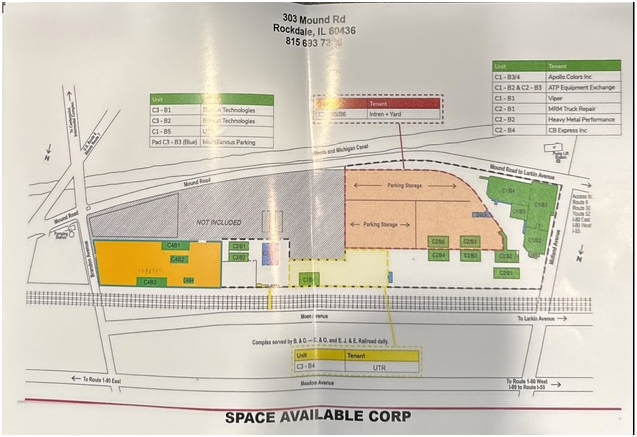 6 Brandon Rd, Rockdale, IL for lease Site Plan- Image 1 of 6
