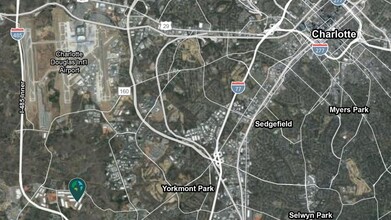 4835 Sirona Dr, Charlotte, NC - aerial  map view