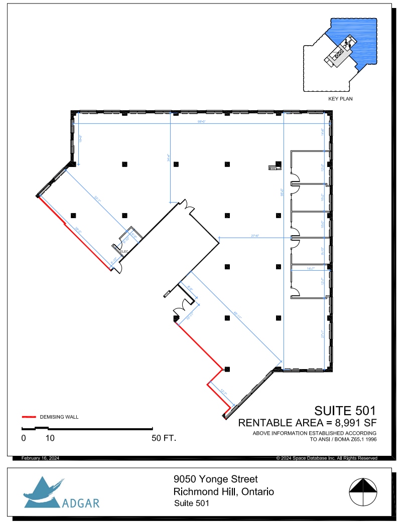 9050 Yonge St, Richmond Hill, ON for lease Floor Plan- Image 1 of 1