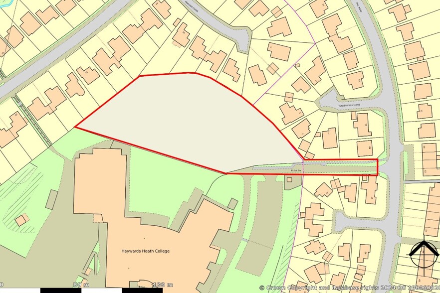 7 Penland Close, Haywards Heath for sale - Plat Map - Image 3 of 3