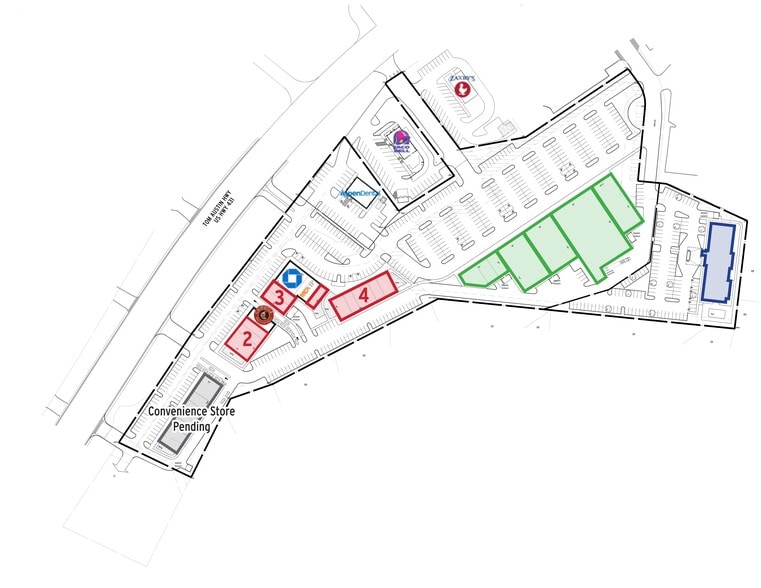 3500 Tom Austin Hwy, Springfield, TN for lease - Site Plan - Image 2 of 6