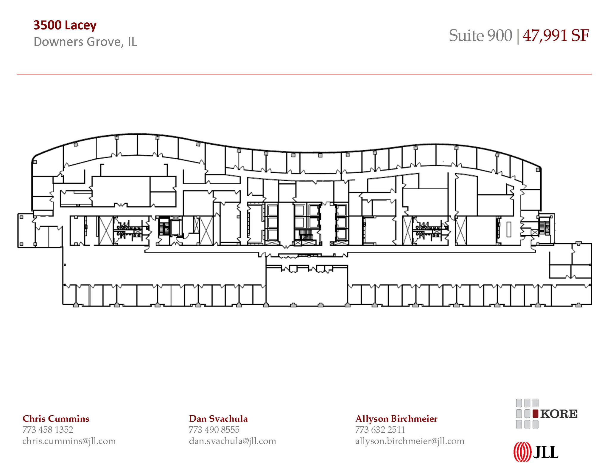 3500 Lacey Rd, Downers Grove, IL for lease Floor Plan- Image 1 of 1