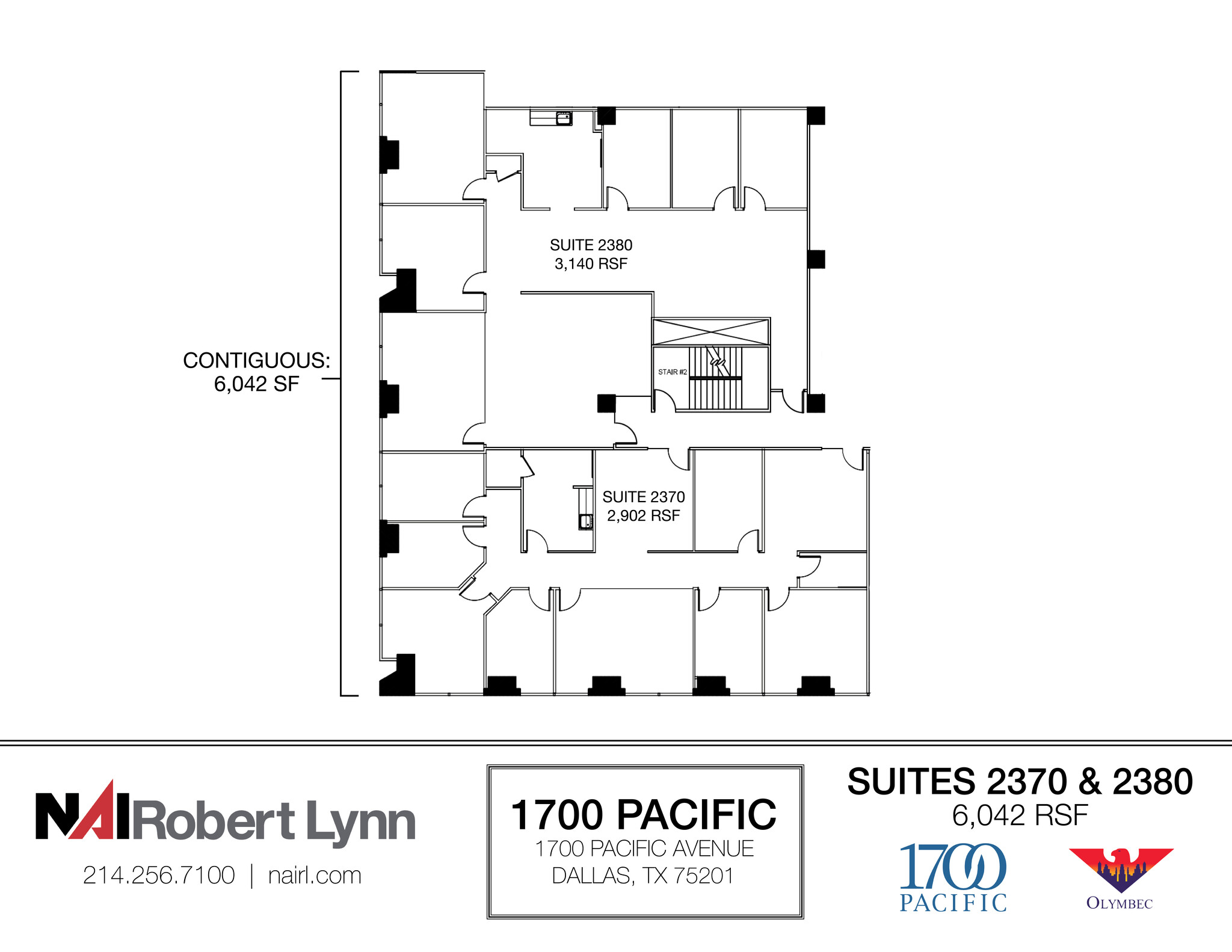 1700 Pacific Ave, Dallas, TX for lease Floor Plan- Image 1 of 1