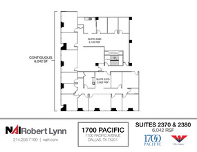 1700 Pacific Ave, Dallas, TX for lease Floor Plan- Image 1 of 1