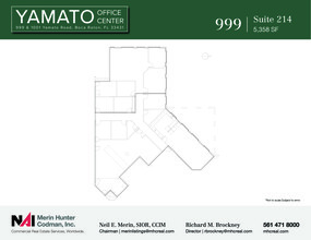 999 Yamato Rd, Boca Raton, FL for lease Floor Plan- Image 2 of 2