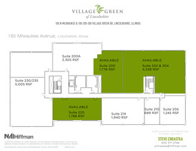 200 Village Green Dr, Lincolnshire, IL for lease Floor Plan- Image 2 of 2