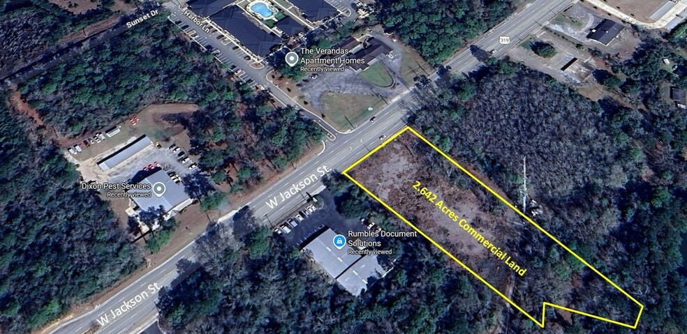 E Jackson St, Thomasville, GA for sale - Building Photo - Image 1 of 4