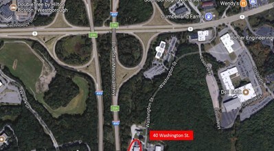 40 Washington St, Westborough, MA - AERIAL  map view