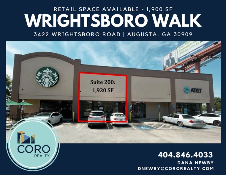 3422 Wrightsboro Rd, Augusta, GA for lease - Building Photo - Image 1 of 1