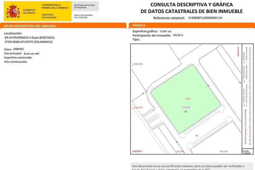 Land in Babilafuente for sale - Building Photo - Image 3 of 11