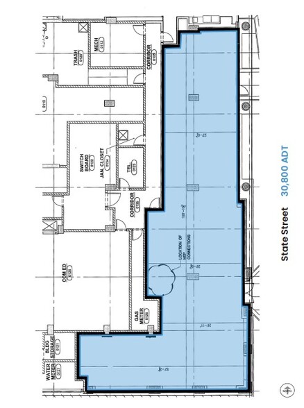 520 S State St, Chicago, IL for lease - Floor Plan - Image 2 of 2