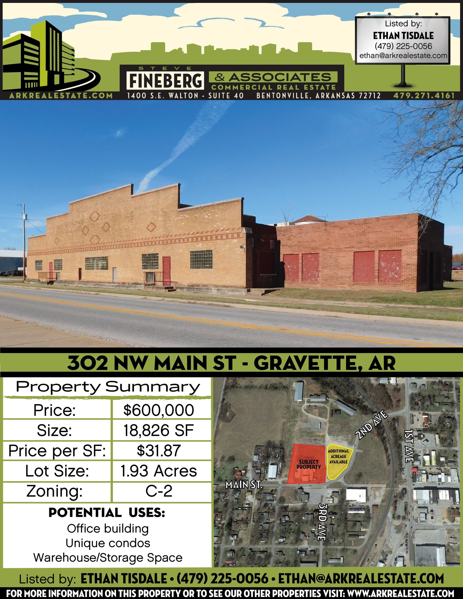 302 NW Main St, Gravette, AR for sale Building Photo- Image 1 of 1