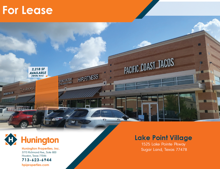 1525 Lake Pointe Pky, Sugar Land, TX for lease - Building Photo - Image 1 of 1