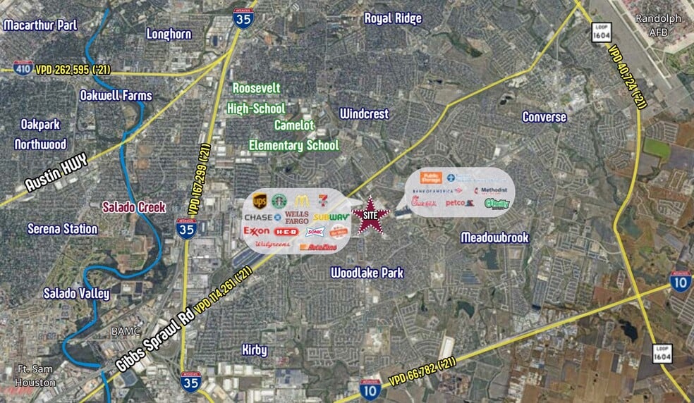 Railway & FM 78, San Antonio, TX for sale - Aerial - Image 3 of 3