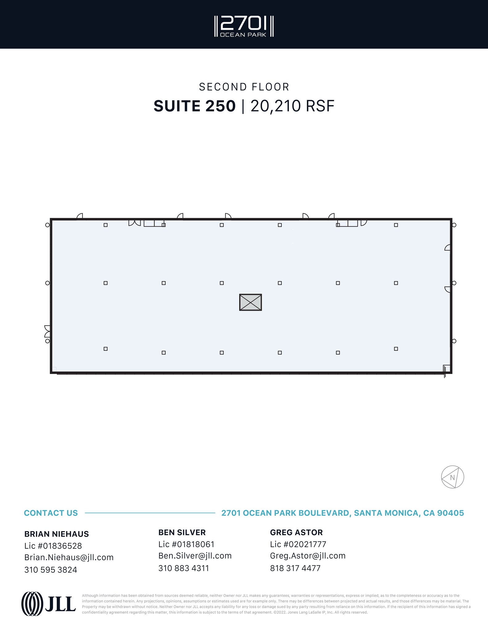 2701 Ocean Park Blvd, Santa Monica, CA for lease Site Plan- Image 1 of 4