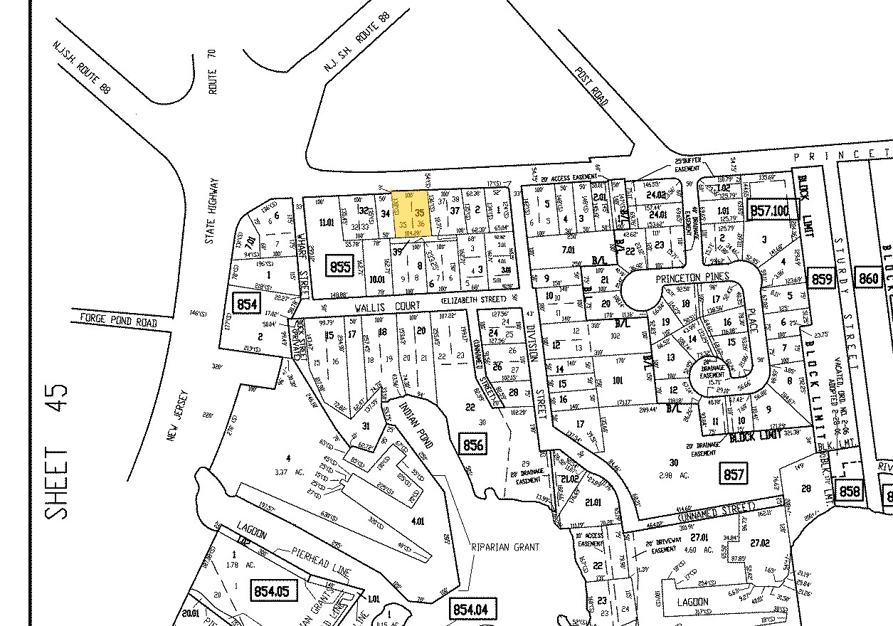 11 Princeton Ave, Brick, NJ for sale Plat Map- Image 1 of 1